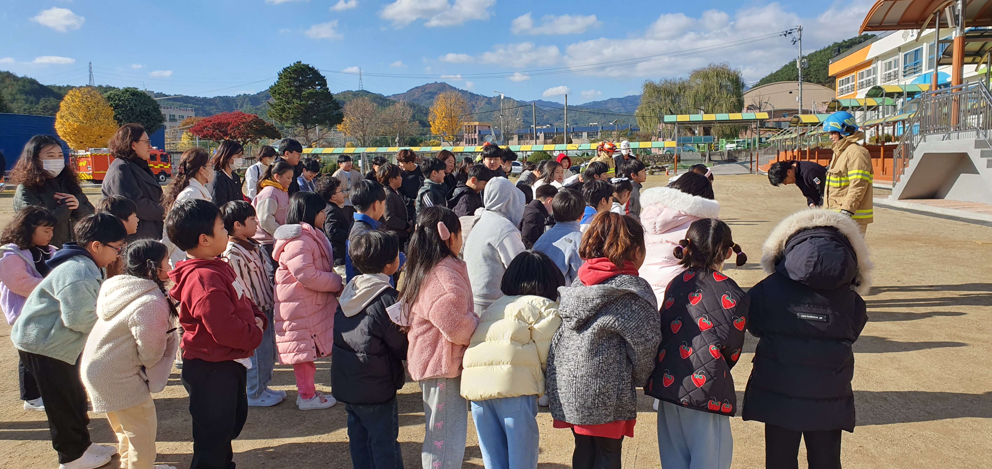 합동소방훈련 실시 사진